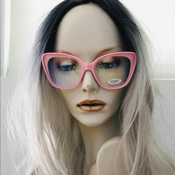 Chic New BLUE UV LIGHT Blocking Non-Rx EYEGLASSES - Picture 4 of 9